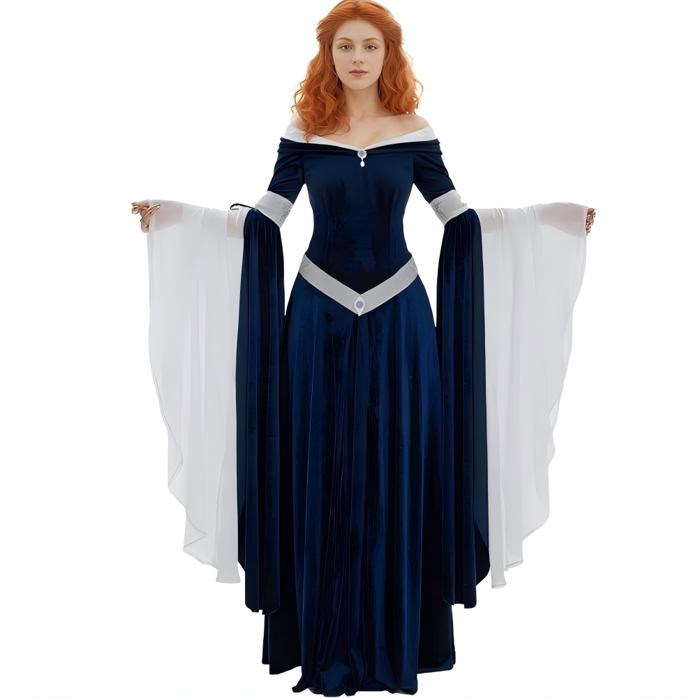 Women'S Green Formal Wear - DAIZBELLA 여성 중세 르네상스 의상 엘프