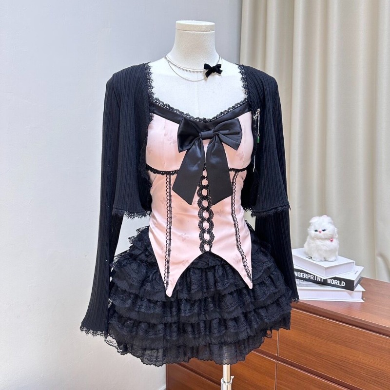 Vintage Women'S Formal Wear - 다크리 시리즈 고딕 소녀 디자인 스윗