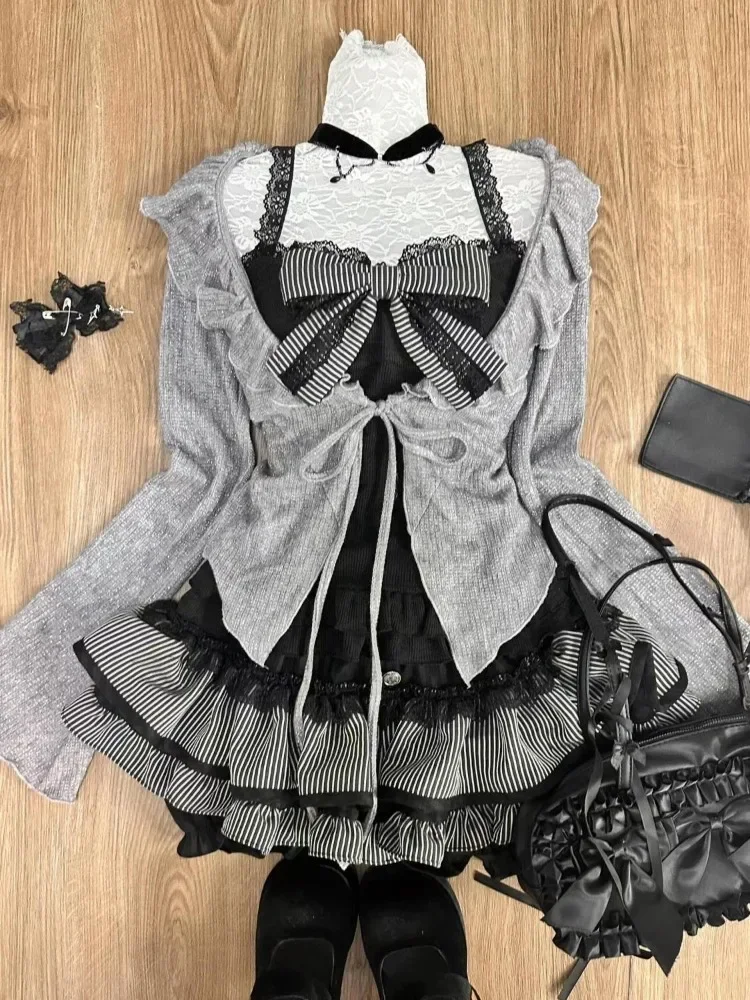 Vintage Women'S Formal Wear - 여성용 스위트 로리타 빈티지 수트, 러플