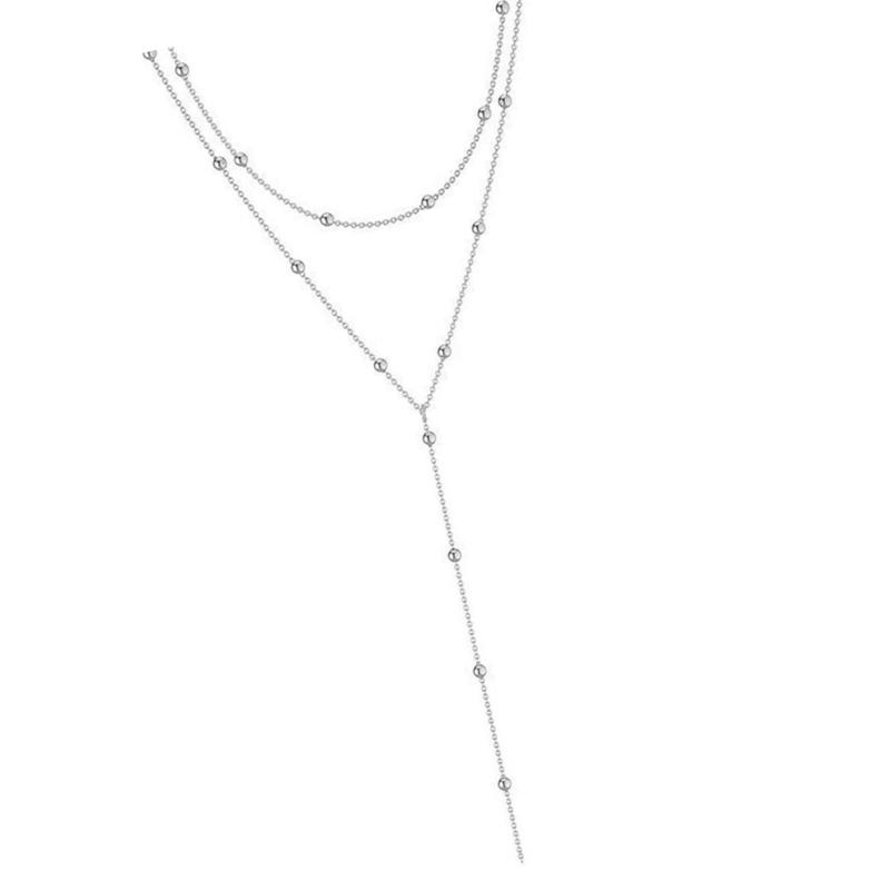 J78F 세련된 다중 가닥 체인 목걸이 섬세한 프린지  - Women'S Formal Wear Accessories 리뷰 및 가격