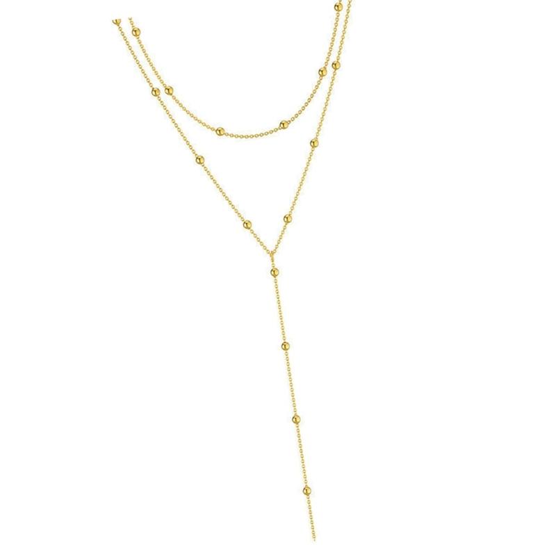J78F 세련된 다중 가닥 체인 목걸이 섬세한 프린지  - Women'S Formal Wear Accessories 리뷰 및 가격