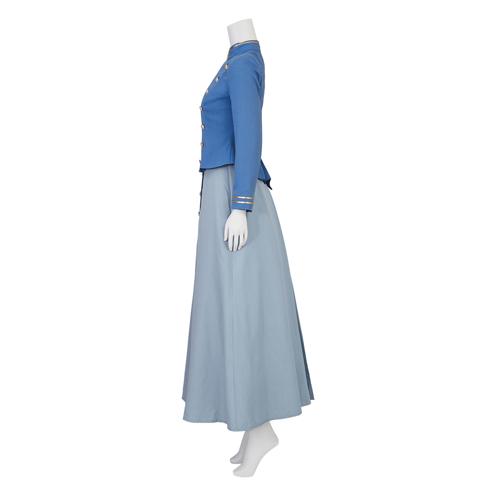 영화 코스프레 에노라 홈즈 2 코스프레 의상 블루 드레 - Vintage Women'S Formal Wear 리뷰 및 가격