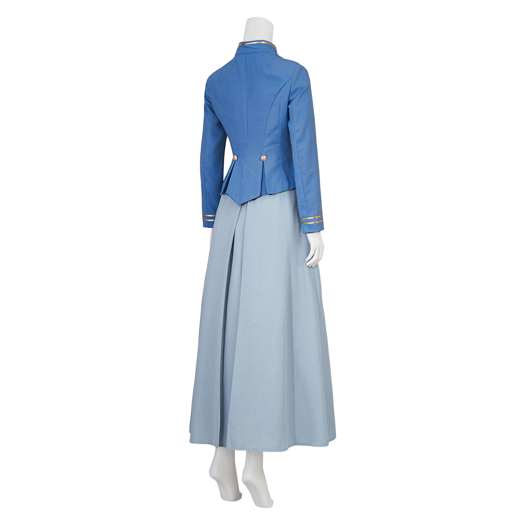 영화 코스프레 에노라 홈즈 2 코스프레 의상 블루 드레 - Vintage Women'S Formal Wear 리뷰 및 가격