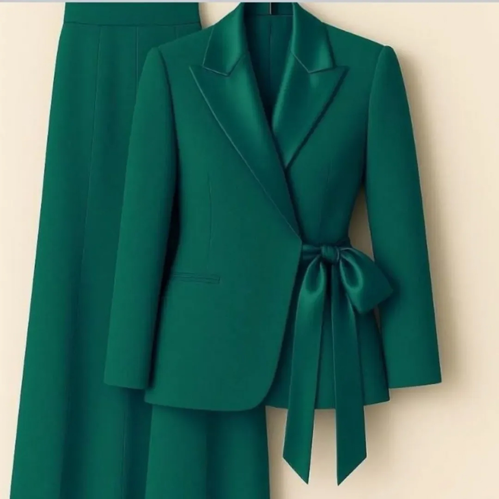 맞춤형 여성 정장 블레이저 패션 피크 라펠 슬림 오피스 - Women Formal Wear Trousers 리뷰 및 가격