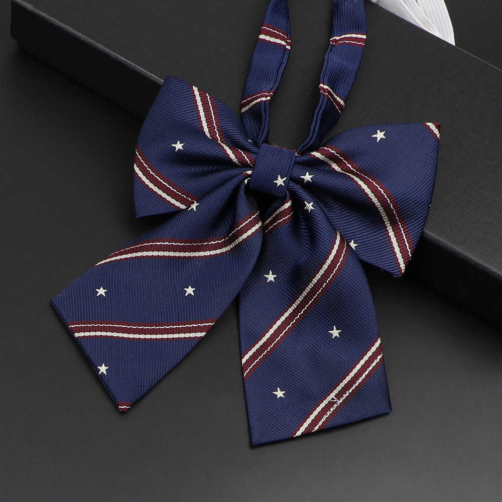 새로운 학교 정장 유니폼 넥타이 클래식 스트라이프 격자 - Women'S Formal Wear Accessories 리뷰 및 가격