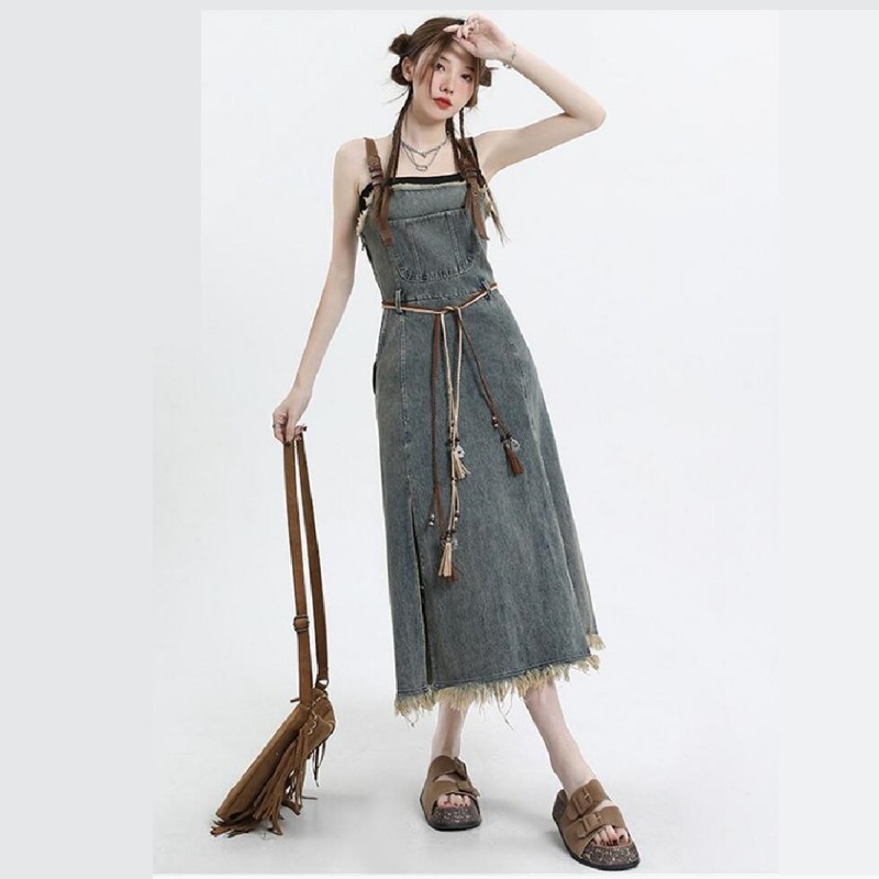 2026 봄 신상 빈티지 데님 스커트 매칭 세트 여성용 - Vintage Women'S Formal Wear 리뷰 및 가격