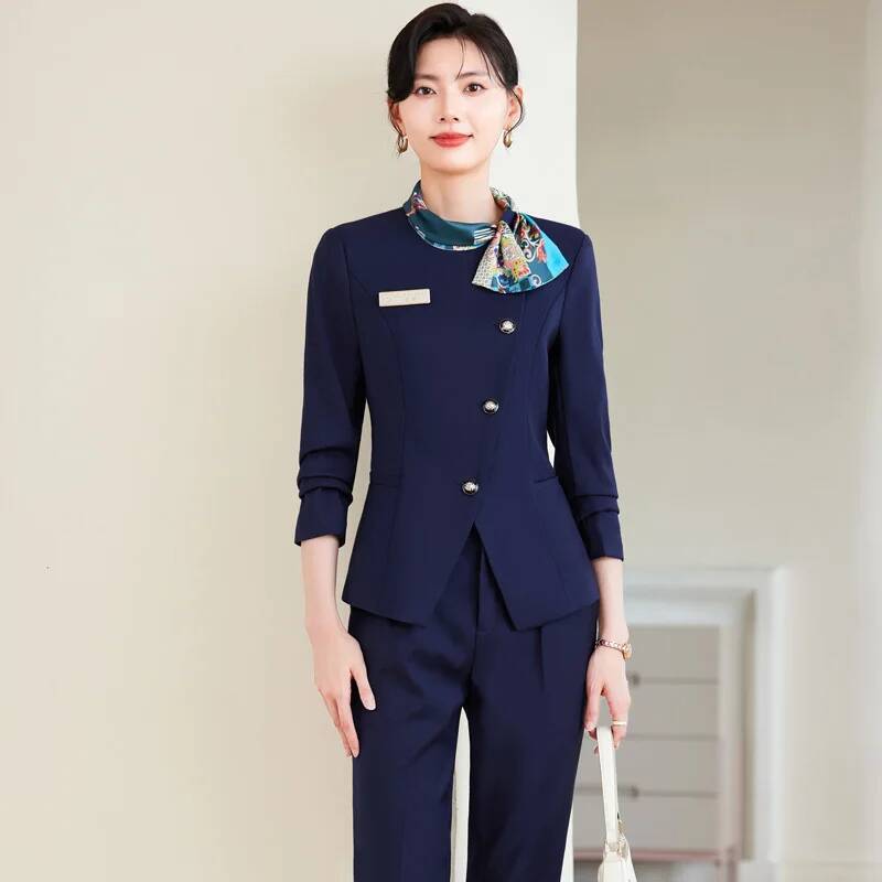 플러스 사이즈 여성용 정장 바지 정장 세트, 비즈니스  - Women Formal Wear For Plus Size 리뷰 및 가격