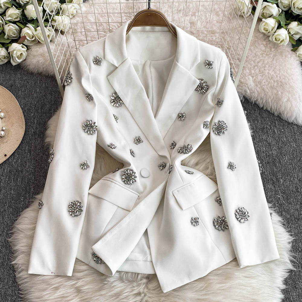 TWOTWINSTYLE 여성용 투피스 세트, 노치드 칼 - Women Formal Wear Trousers 리뷰 및 가격