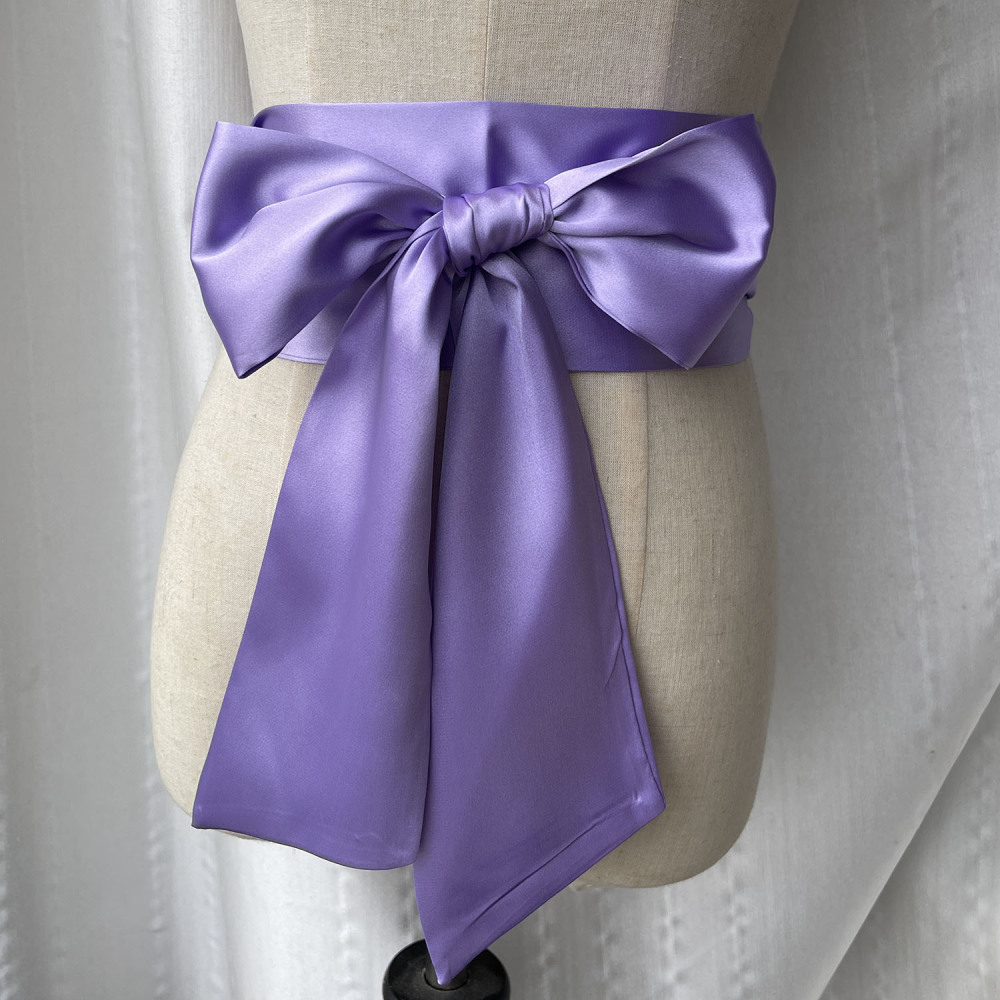 넓은 리본 허리띠 여성용 조절 가능한 타이업 벨트 패브 - Women'S Formal Wear Accessories 리뷰 및 가격