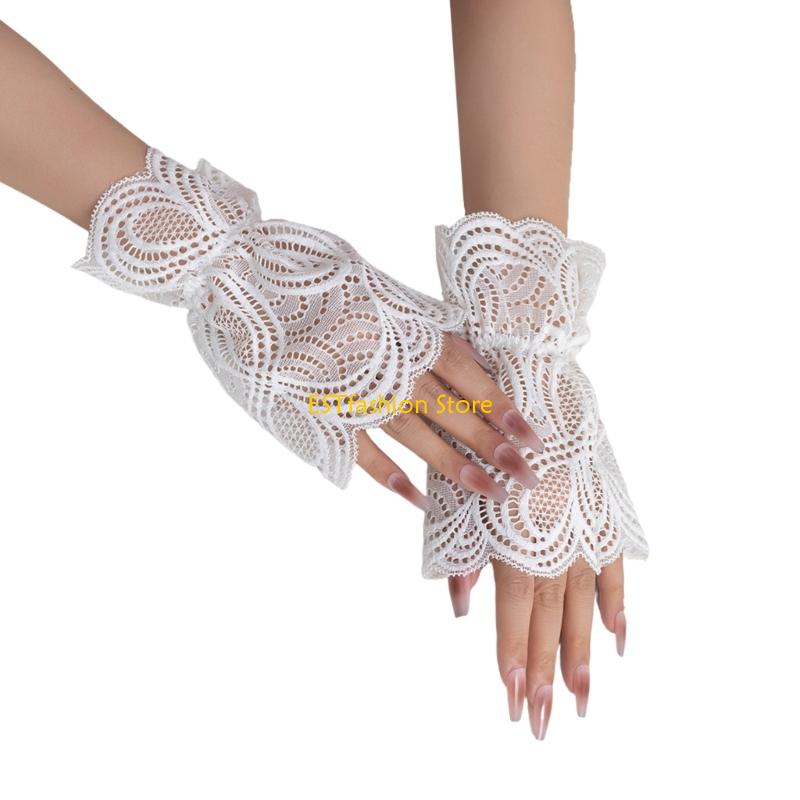 Y5GC 레이스 분리형 슬리브 커프 레이어드 팔 장식  - Women'S Formal Wear Accessories 리뷰 및 가격
